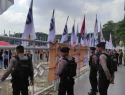 Ratusan Personel Polres Tasikmalaya Kota Amankan Kegiatan Kampanye Cawapres 03, Berjalan Lancar dan Kondusif