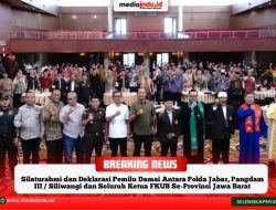 Silaturahmi dan Deklarasi Pemilu Damai Antara Polda Jabar, Pangdam III / Siliwangi dan Seluruh Ketua FKUB Se-Provinsi Jawa Barat