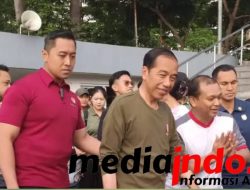 Dansat Brimob Polda Jabar Amankan Kunjungan Kerja Presiden Jokowi Hari Kedua Di Bandung