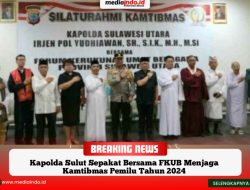 Kapolda Sulut Sepakat Bersama FKUB Menjaga Kamtibmas Pemilu Tahun 2024