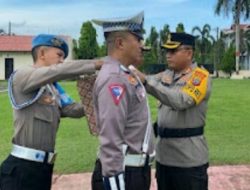 Kapolres Minsel Pimpin Apel Gelar Pasukan Operasi Keselamatan Samrat 2024 di Minahasa Selatan