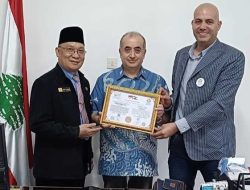 Duta Besar Lebanon Terima Kunjungan Silahturahmi Ketum PPWI dan Presiden First Union
