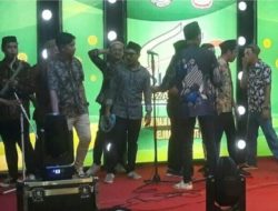 Personel Polsek Singkil Amankan Lomba Musik Bangun Sahur di Plaza Ramadhan Manado