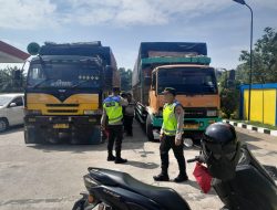 Ops Ketupat Toba 2024 Batasi Angkutan Barang Polres Labuhanbatu Hindari Kemacetan