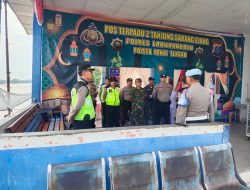 Pastikan Keselamatan Pemudik, Polres Labuhanbatu Cek Boat Penyeberangan