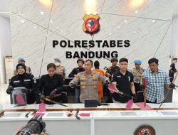 Sat Reskrim Polrestabes Bandung Tangkap Satu Orang Yang Melakukan Pengoroyokan Pasca Bentrok Dengan Ormas