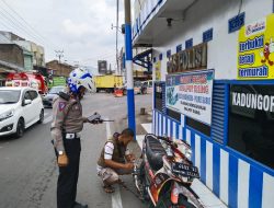 Polsek Kadungora Tertibkan Knalpot Tidak Sesuai Spesifikasi Teknis