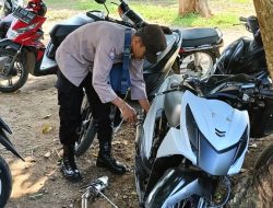Respon Keluhan Masyarakat Polsek Cikelet Tindak Pengguna Knalpot Bising