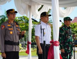 Bupati Paser di Dampingi Kapolres dan Dandim Pimpin Apel Gelar Pasukan Operasi Kepolisian Terpusat “Ketupat Mahakam 2024