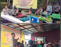 Cegah Aktivitas PETI  Polsek Silat Hilir Bersama Koramil 1206-11 Gencar Laksanakan Patroli Dan Sosialisasi PETI