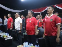 Kapolda Jabar Bersama Dengan PJ Gubernur, Pangdam III Siliwangi Dan Forkopimda Jabar Nonton Bareng ( Nobar ) Pertandingan Sepakbola Piala Asia U-23 Antara Timnas Indonesia VS Timnas Iraq U-23