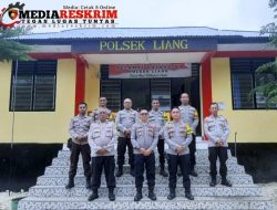 Polsek Liang Menerima Kunjungan Tim Asistensi Direktorat Bimas Polda Sulteng