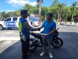 Lakukan Penindakan Humanis, Satlantas Polresta P. Raya Sita dan Musnahkan Berknalpot Tidak Sesuai Spesifikasi Teknis