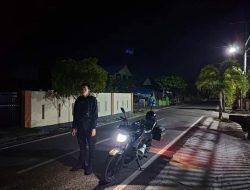 Personel Samapta Polresta Palangka Raya Kembali Gelar Blue Light Patrol 