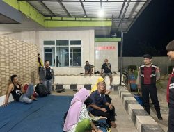 Samapta Polres Tulang Bawang Gelar Blue Light Patrol di Tiga Lokasi Berbeda