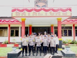 Kapolres Bolmong Kunjungi Mako Batalyon B Pelopor Satbrimobda Sulut.