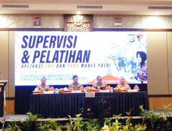 Supervisi dan Pelatihan Aplikasi EWS Dan DORS Di Polda Sulsel Oleh Tim Mabes Polri