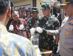 Dandim 0612/Tasikmalaya Hadiri Pemusnahan Barang Bukti Hasil KRYD Di Polres Kota Tasikmalaya 