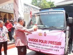 Jelang Ramadhan, 6790 Paket Sembako Didistribusikan Polda Jateng dan Mahasiswa