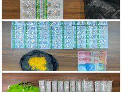 Sat Resnarkoba Polresta Banyumas Tangkap Pengedar, Ribuan Butir Obat Tramadol Dan Hexymer Diamankan