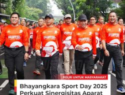 Kapolri Hadiri Bhayangkara Sport Day 2025, Tekankan Sinergitas Aparat Penegak Hukum