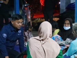 Kapolres Blora Kunjungi Pengungsi Kebakaran Sumur Minyak, Berikan pendampingan dan Dukungan Psikologis