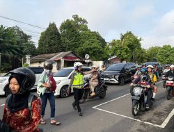 Kehadiran Polwan Warnai Police Hazard Pagi Polresta Banyumas
