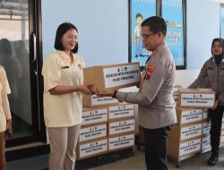 Polres Purbalingga Beri Bingkisan untuk Pahlawan Gizi