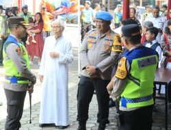 Kabid Propam Polda Jateng Tinjau Pos Pelayanan Natal di Purbalingga