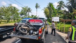 Polsek Karanganyar Lakukan Penanganan Awal Kecelakaan Tunggal Pemotor Meninggal Dunia