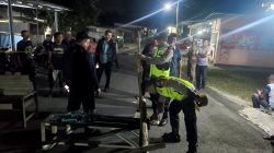 Jembatan Sungai Pranji Sidakangen Ambruk, Polsek Kalimanah Pasang Garis Polisi