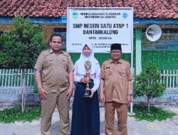 SMPN Satap 1 Bantarkalong,Juara Satu Pentas PAI Kategori Kaligrafi Putri Tingkat Kabupaten siap Melaju ke Tingkat Provinsi 
