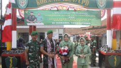Dandim 0612/Tasikmalaya Bersama Ketua Persit KCK Cabang XXIII Laksanakan Kunjungan Kerja ke Koramil 1224/Cipedes