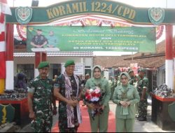 Dandim 0612/Tasikmalaya Bersama Ketua Persit KCK Cabang XXIII Laksanakan Kunjungan Kerja ke Koramil 1224/Cipedes