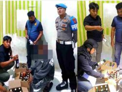 Polres Ciamis Sita Puluhan Botol Miras, Seorang Pemuda Diduga Pengedar Diamankan