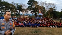 Bangkitkan Karakter Pelajar,Kanit Pam Obvit Polres Tasikmalaya Beri Pengarahan di Kemah Bakti PKS