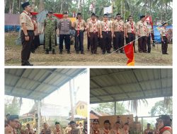 Camat Karangnunggal Resmi Buka Lomba Tingkat Regu Pramuka Penggalang SMP/MTS Sederajat Kwartir Ranting Karangnunggal