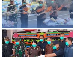 Pemusnahan Barang Bukti, Pemkot Tasikmalaya dan Forkopimda Teguhkan Sinergi Penegakan Hukum
