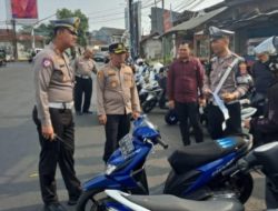 Puluhan Motor Terjaring Razia Knalpot Brong di Padayungan Tasikmalaya, Langsung Diangkut ke Mapolres
