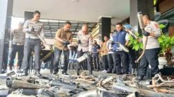 14 Motor Curian, 436 Knalpot Bising dan Ratusan Gram Narkoba Diamankan Polres Tasikmalaya Kota