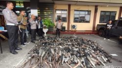 Polisi Razia Knalpot Bising ke Sekolah di Tasikmalaya
