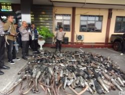 Polisi Razia Knalpot Bising ke Sekolah di Tasikmalaya